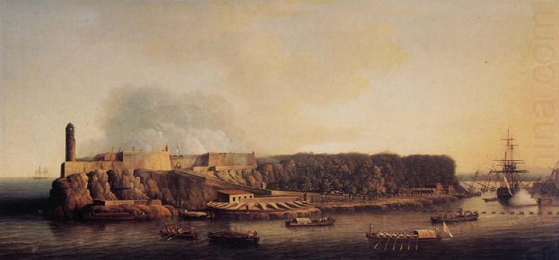 The British Fleet entering Havana,21 August 1762, Dominic Serres